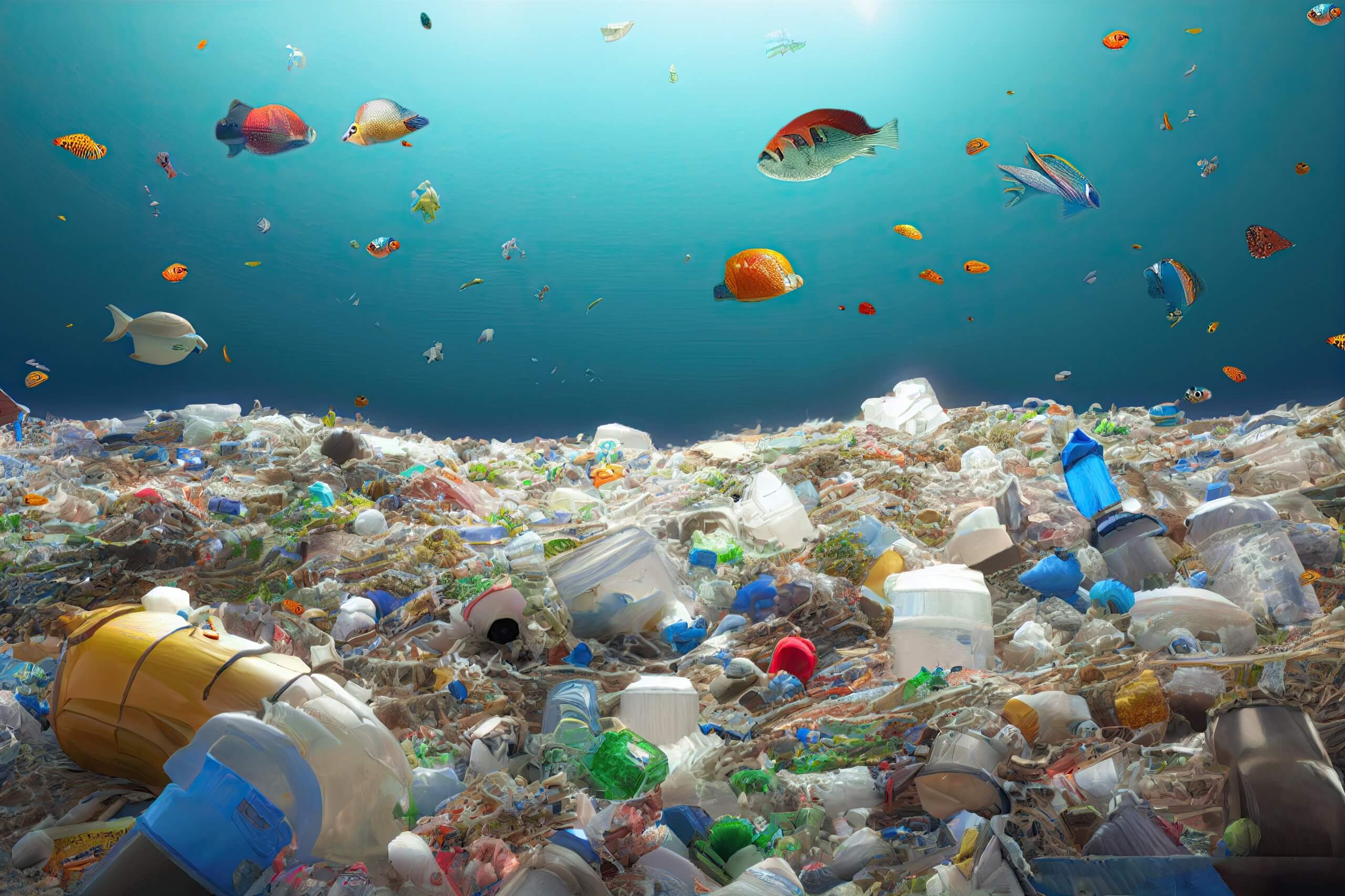La pollution des eaux par les plastiques !